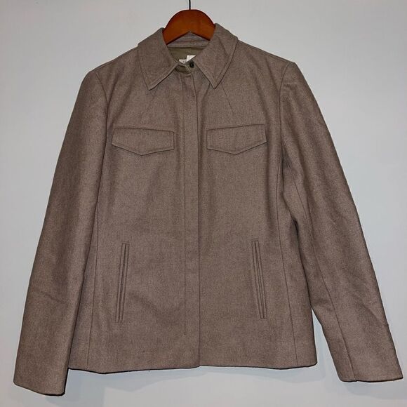 J. Crew Vintage Wool Blend Full Zip Jacket Size Small - Picture 2 of 8